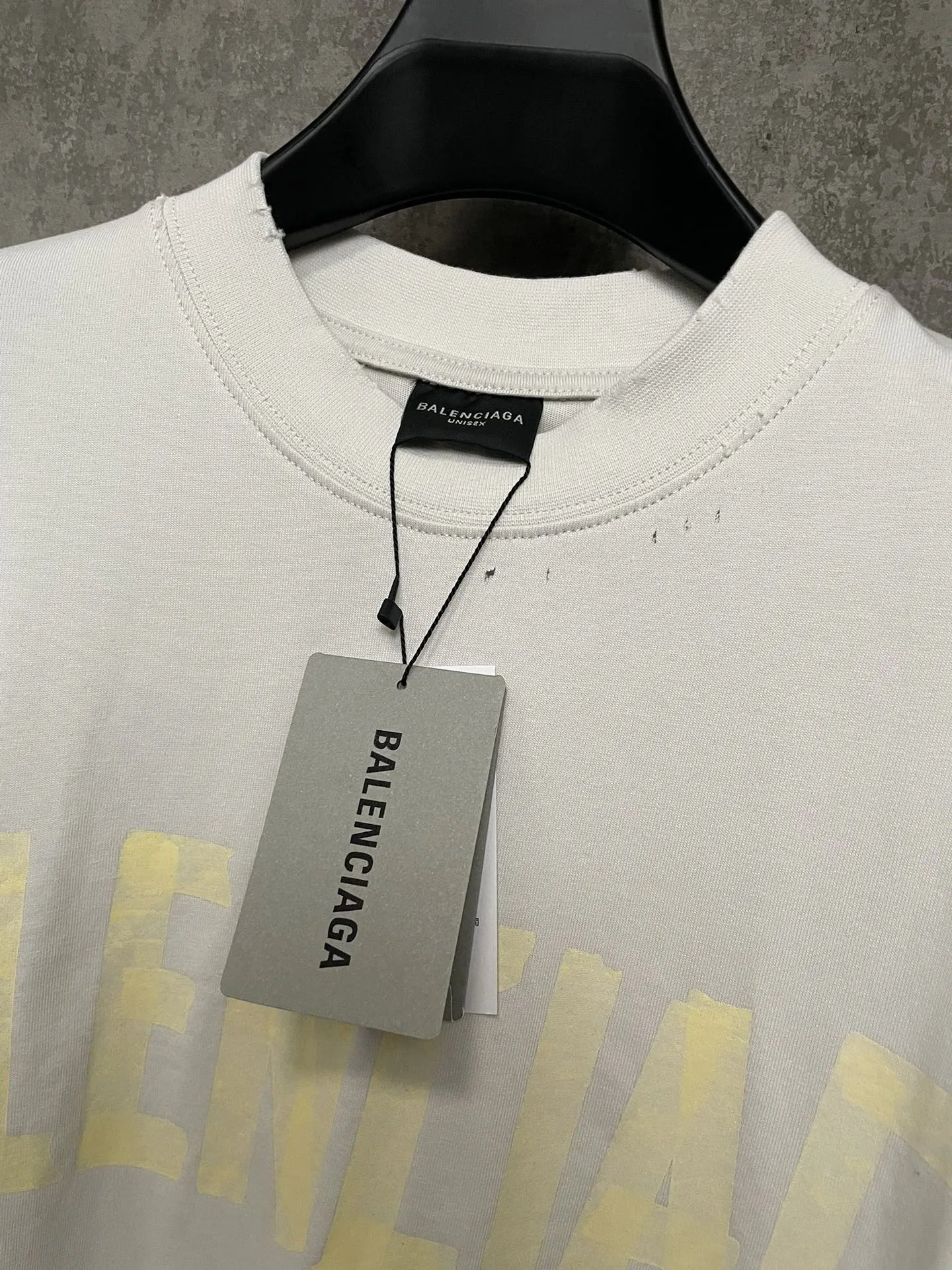 BALENCIAGA TAPE TYPE T-SHIRT WHITE