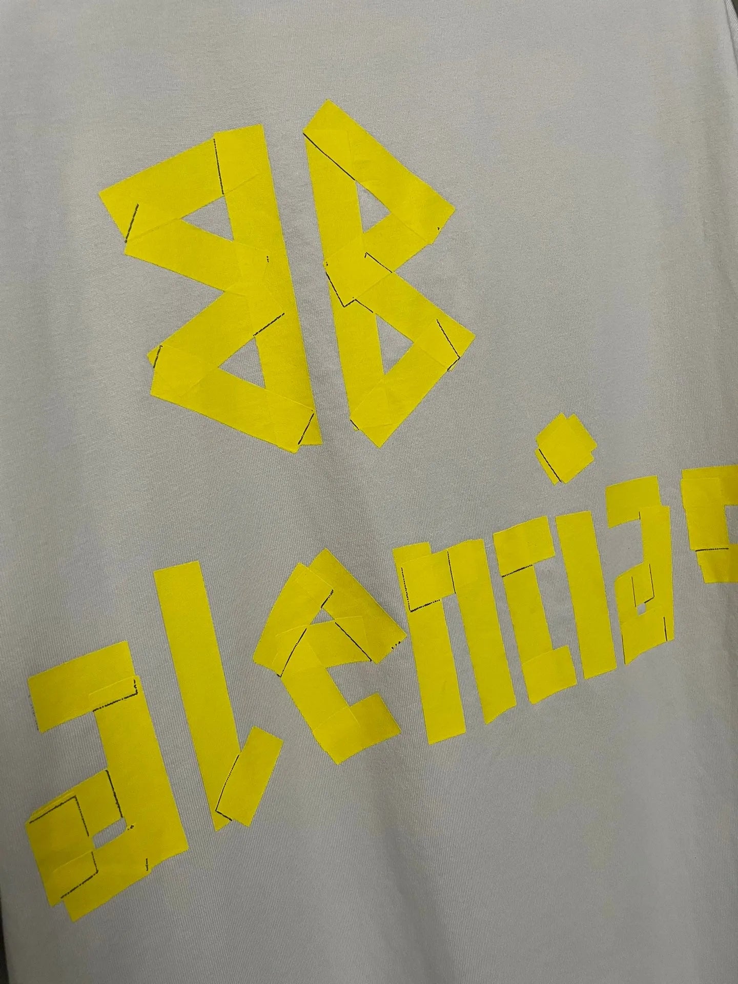 BALENCIAGA TAPE TYPE T-SHIRT WHITE