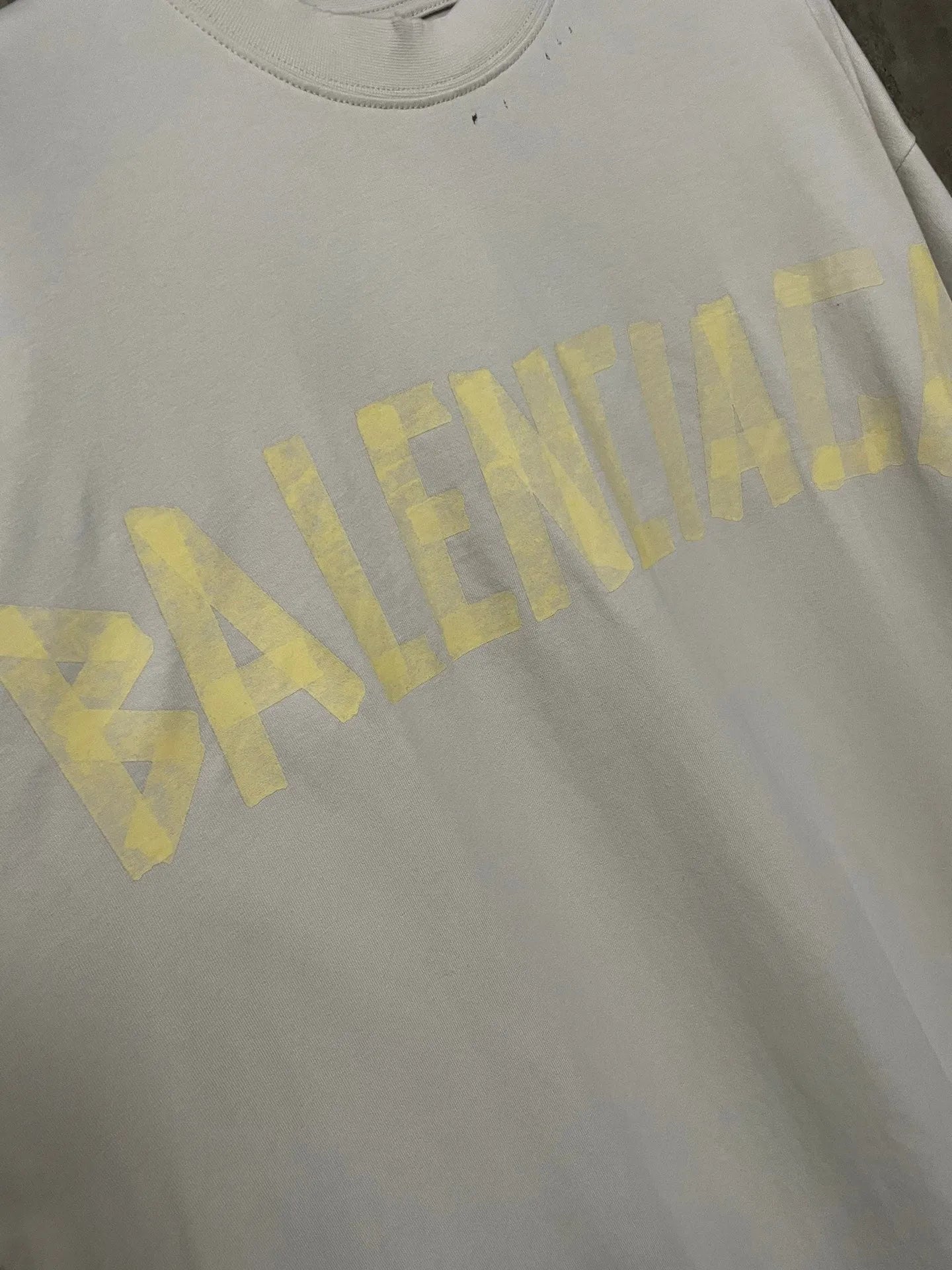 BALENCIAGA TAPE TYPE T-SHIRT WHITE