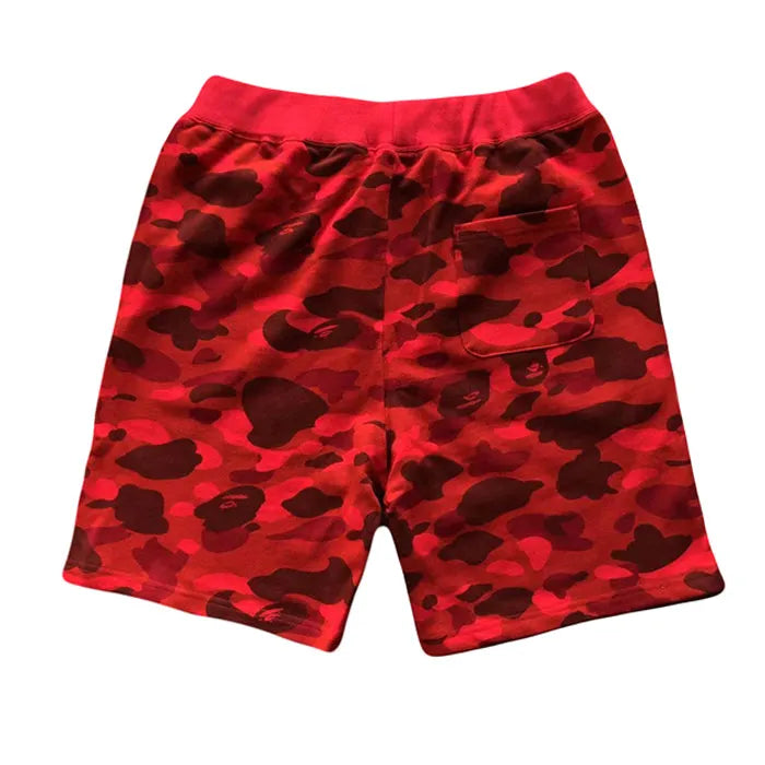 BAPE COLOR CAMO SHARK SWEAT SHORTS