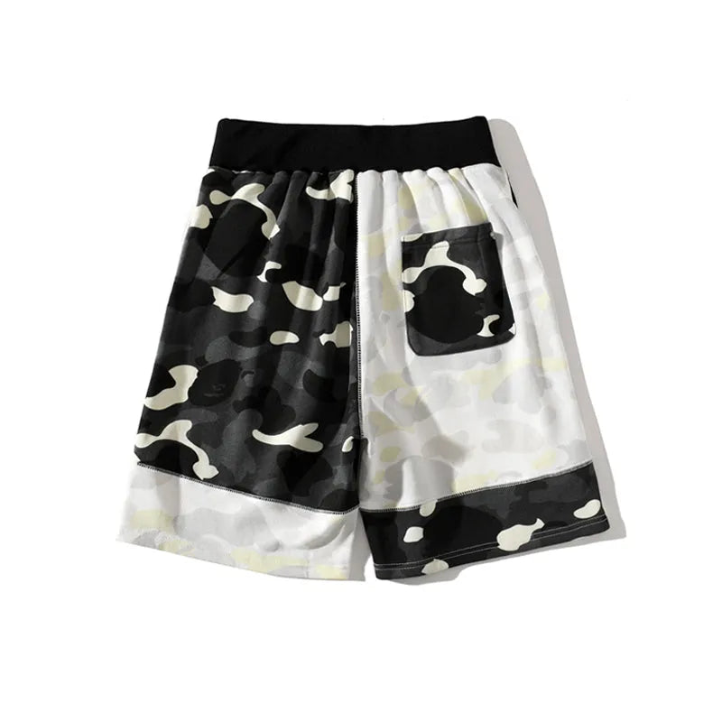 BAPE GLOW IN THE DARK CITY CAMO SWEAT SHORTS