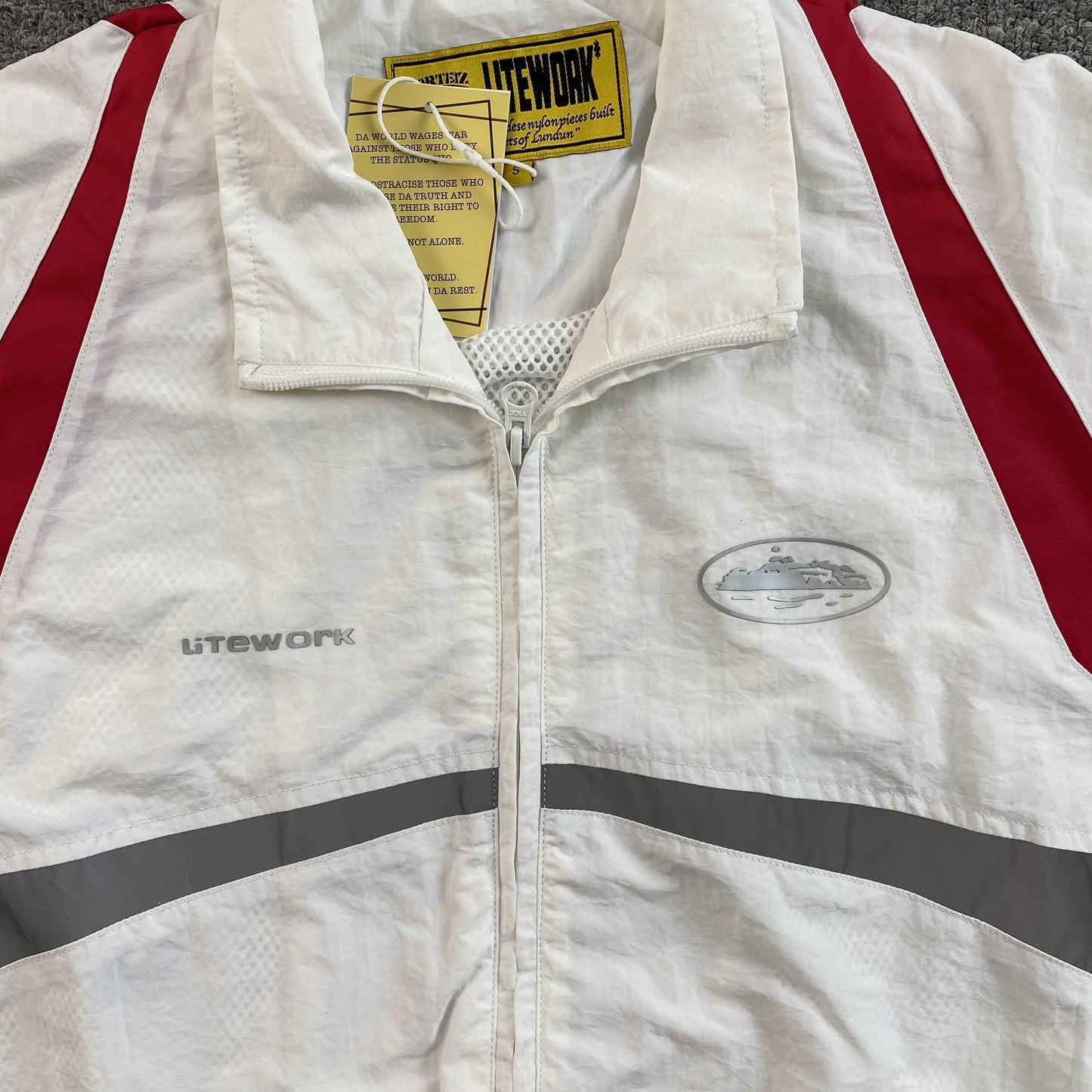 Corteiz Gradient Litework Jacket White