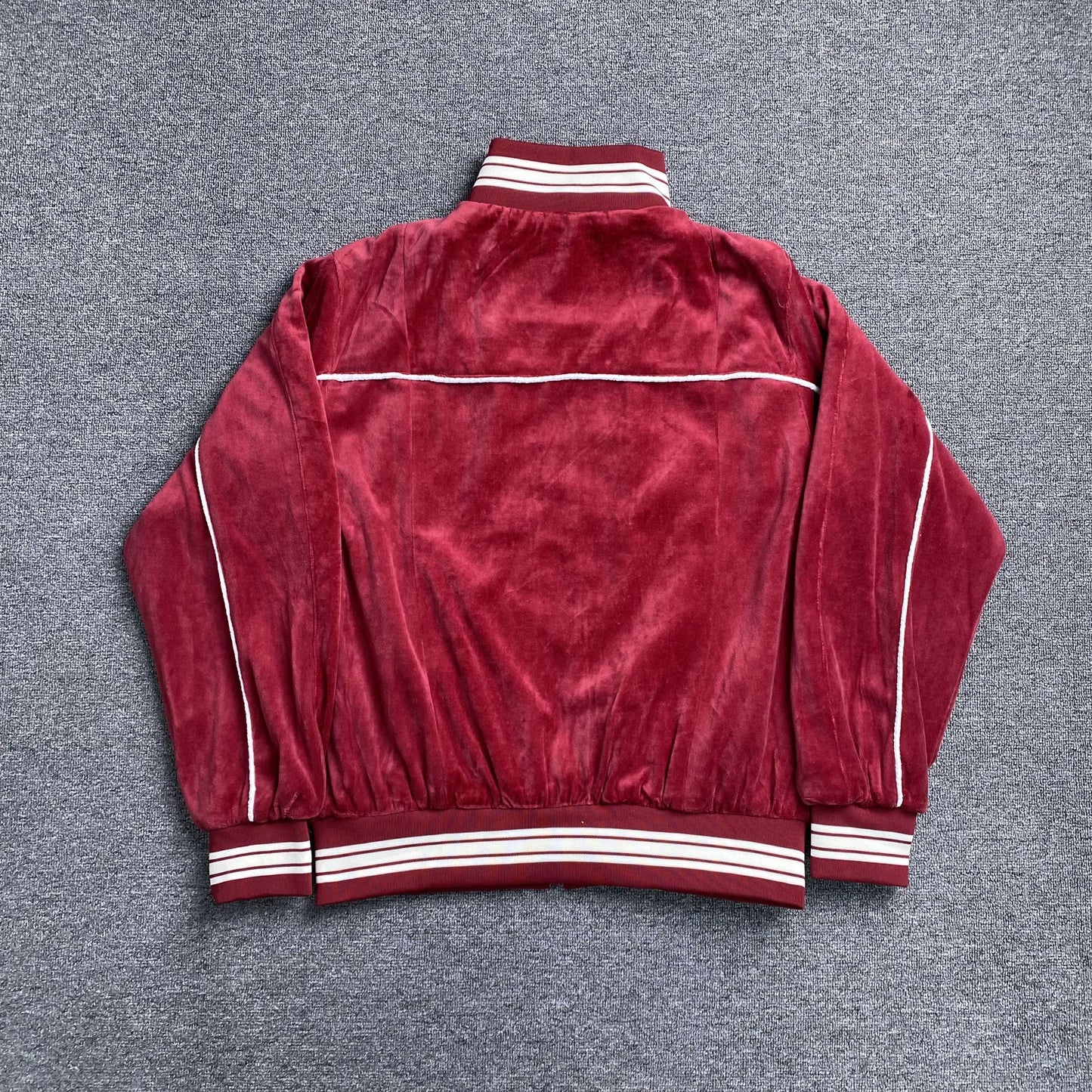 Corteiz VVS Uptown Jacket Burgundy