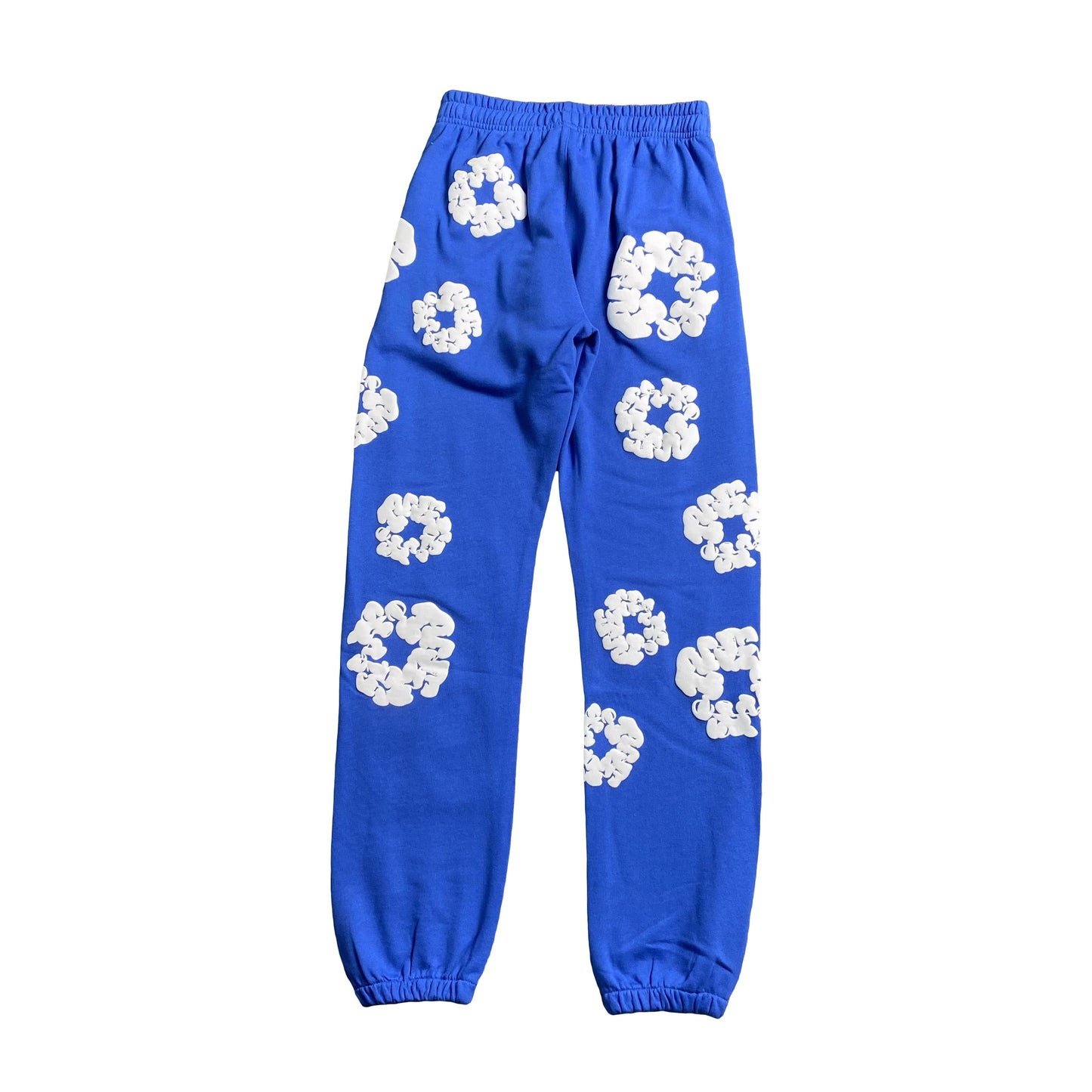 DENIM TEARS THE COTTON WREATH SWEATPANTS ROYAL BLUE