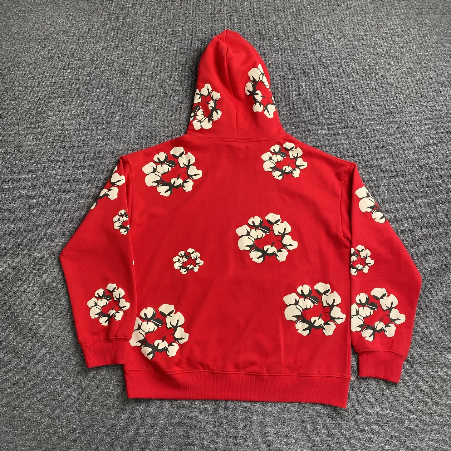 DENIM TEARS X CPFM CACTUS TEARS WREATH HOODIE RED