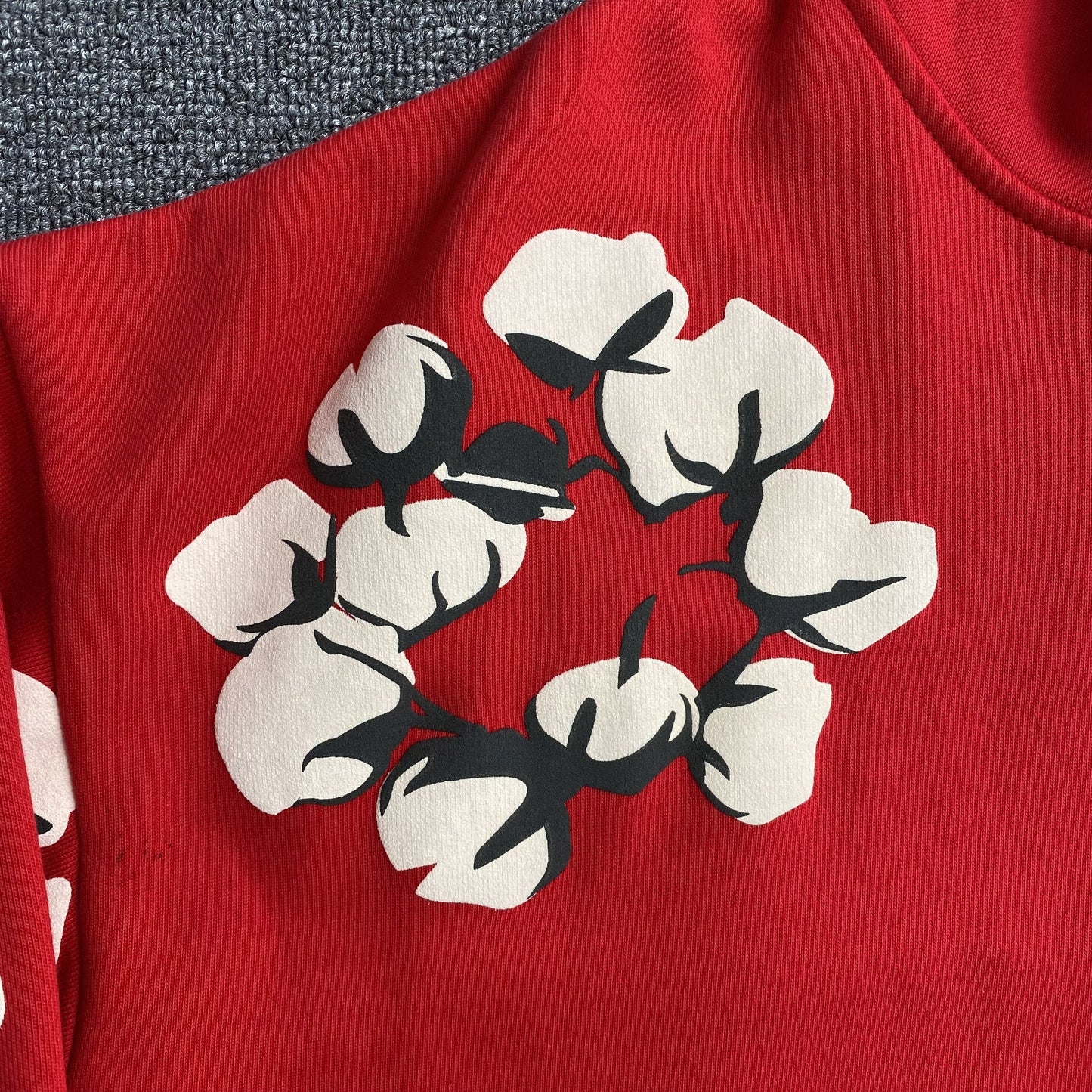 DENIM TEARS X CPFM CACTUS TEARS WREATH HOODIE RED