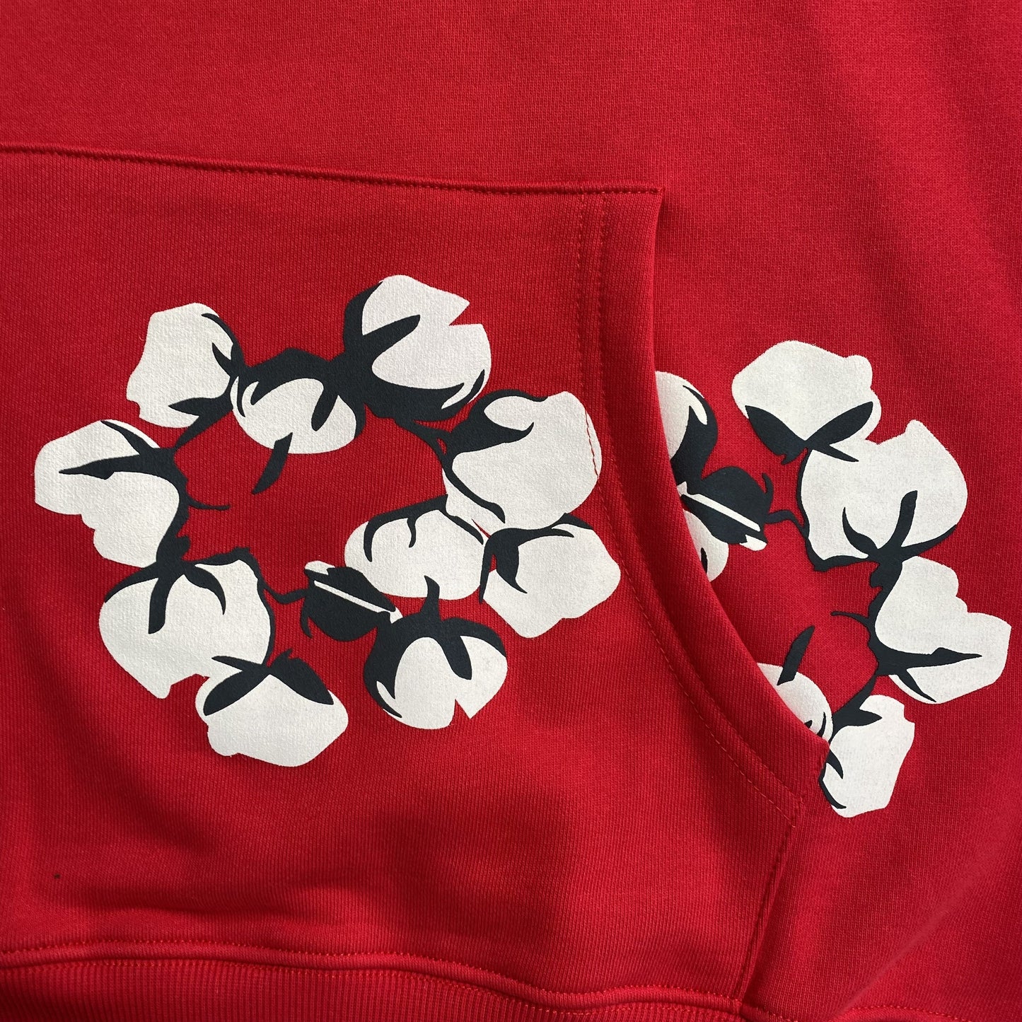 DENIM TEARS X CPFM CACTUS TEARS WREATH HOODIE RED