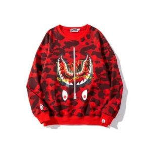 Bape Upside-Down Shark Head Sweater