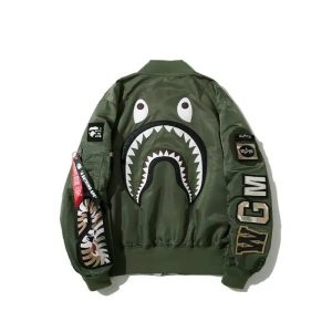 Bape X Wgm Jacket Green