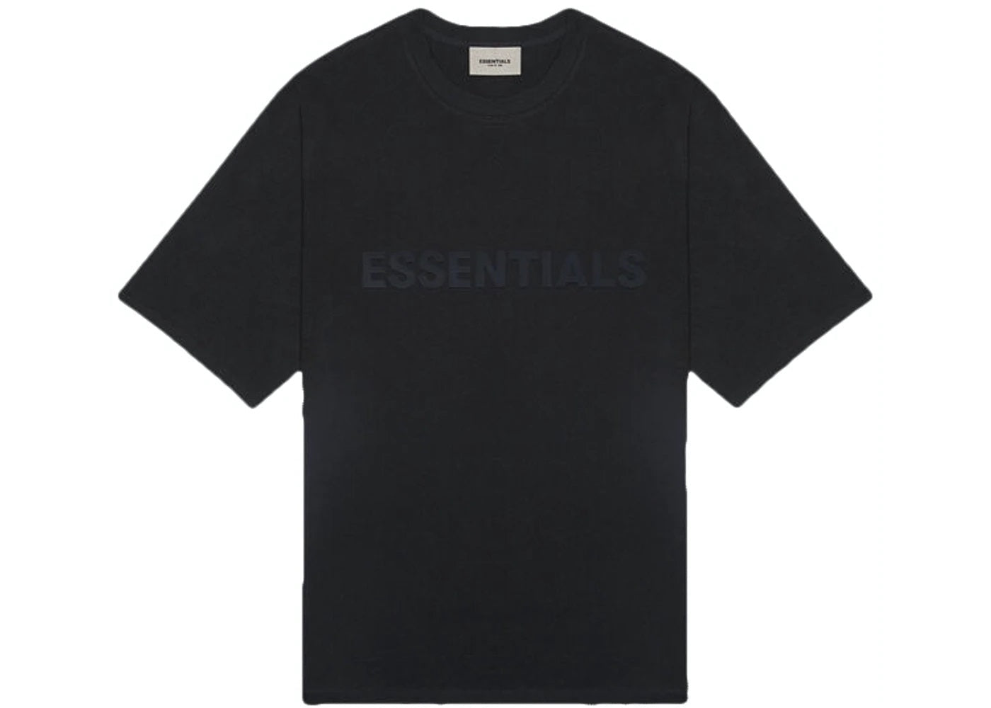 Fear Of God Essentials Applique Logo T-Shirt Black