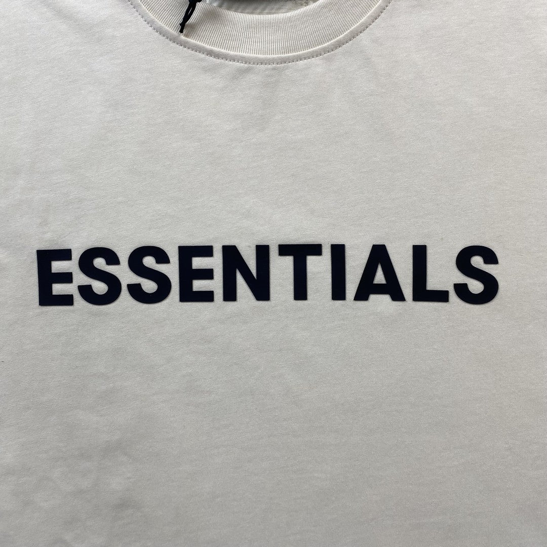 Fear Of God Essentials Applique Logo T-Shirt White