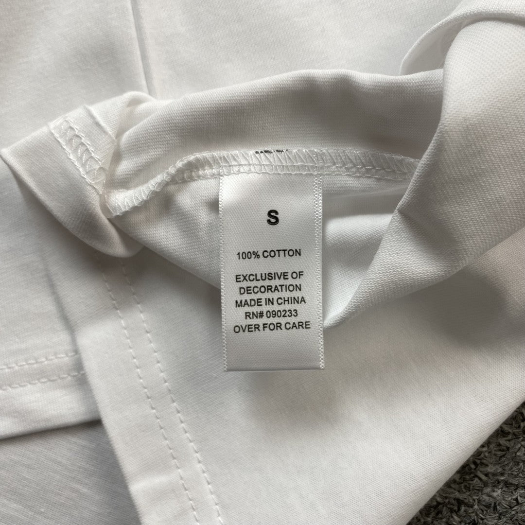 Fear Of God Essentials Applique Logo T-Shirt White