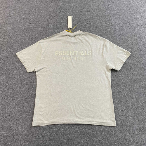 Fear Of God Essentials Classic Tee Heather Stone