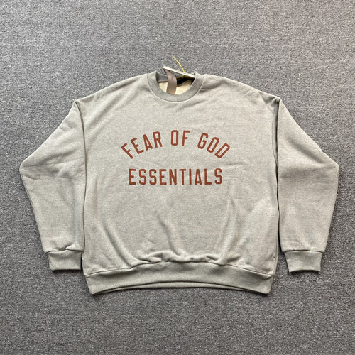 FEAR OF GOD ESSENTIALS CREWNECK DARK HEATHER