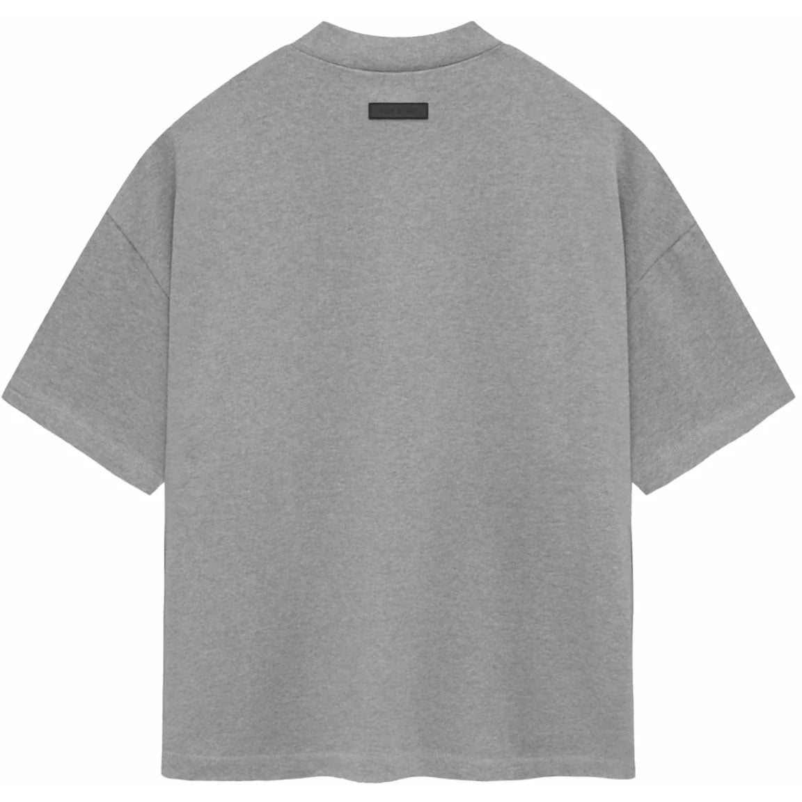 FEAR OF GOD ESSENTIALS HEAVY JERSEY TEE DARK HEATHER OATMEAL
