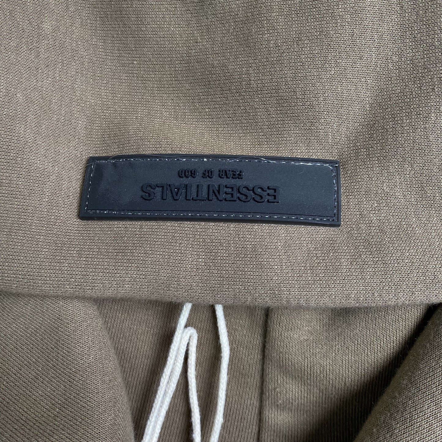 FEAR OF GOD ESSENTIALS HOODIE WOOD