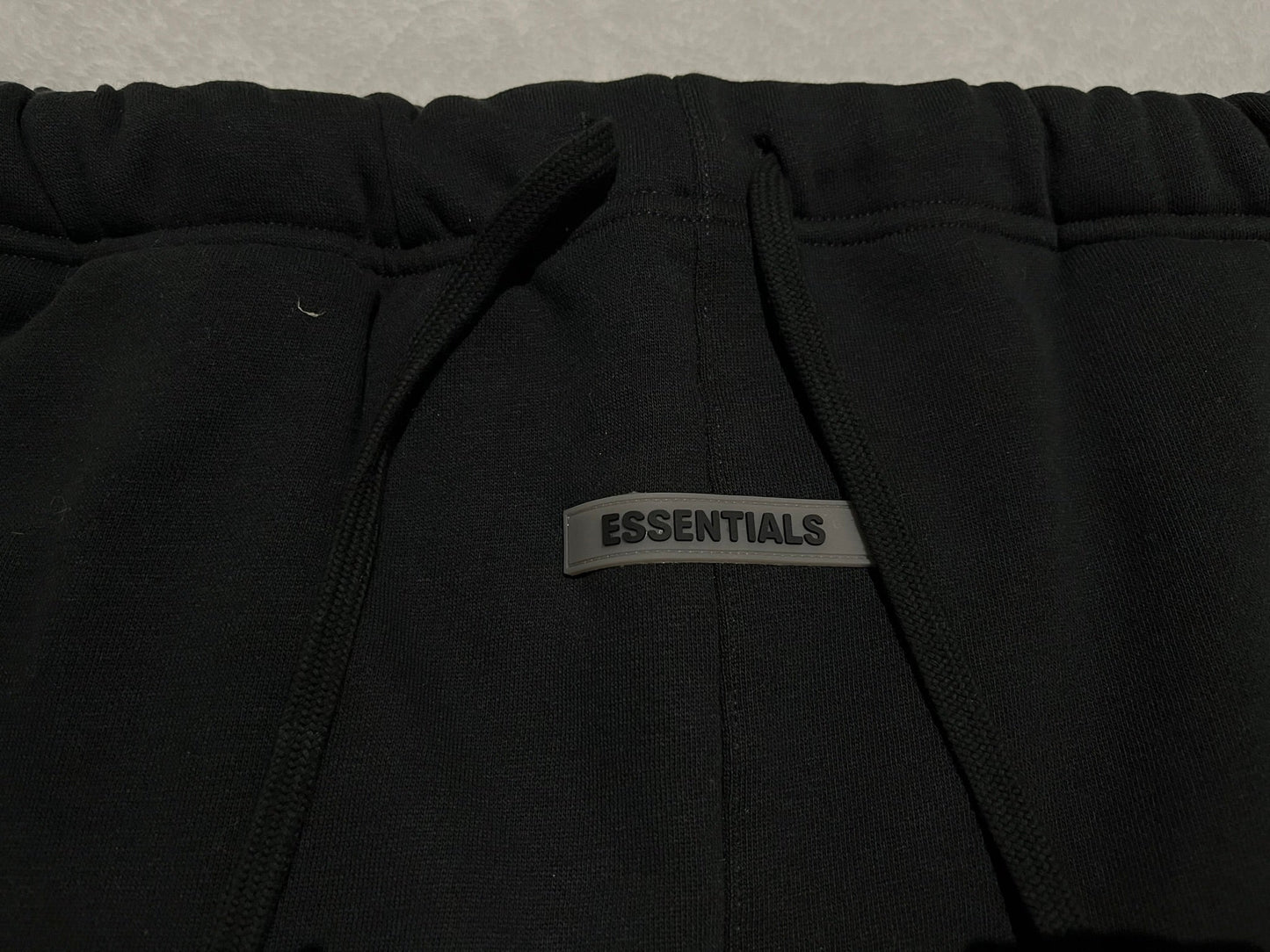 FEAR OF GOD ESSENTIALS SWEAT SHORTS BLACK