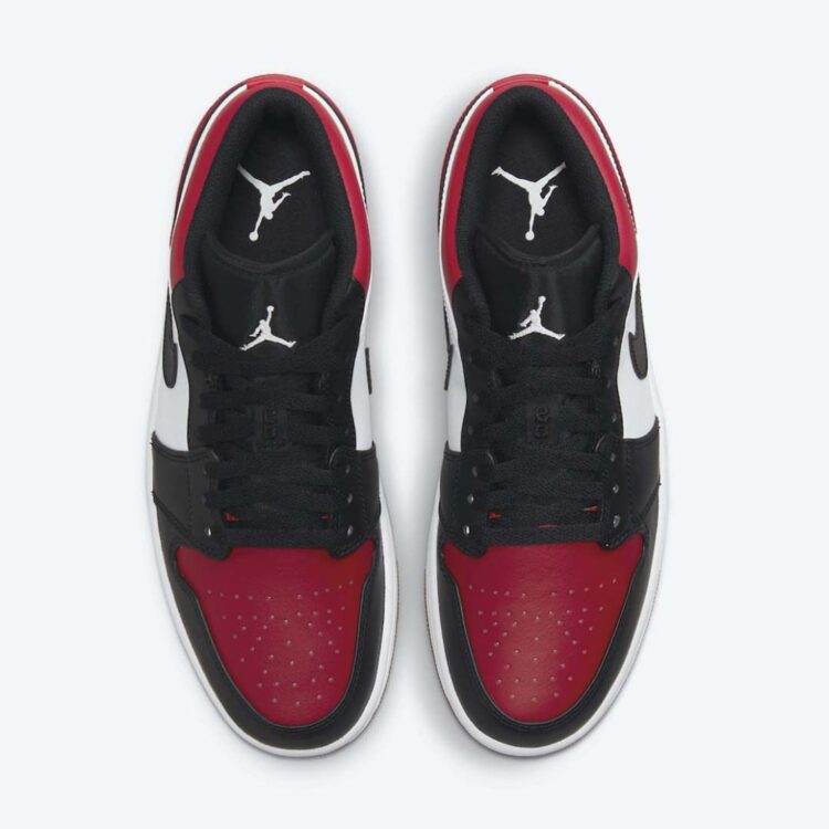 JORDAN 1 LOW BRED TOE