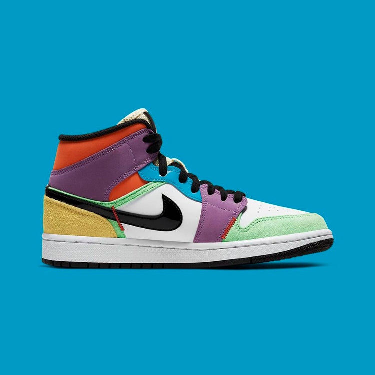 JORDAN 1 RETRO MID WMNS SE MULTI-COLOR