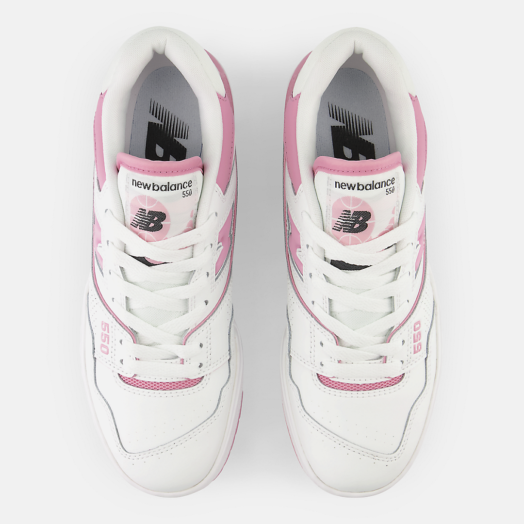 NEW BALANCE 550 WHITE BUBBLEGUM PINK