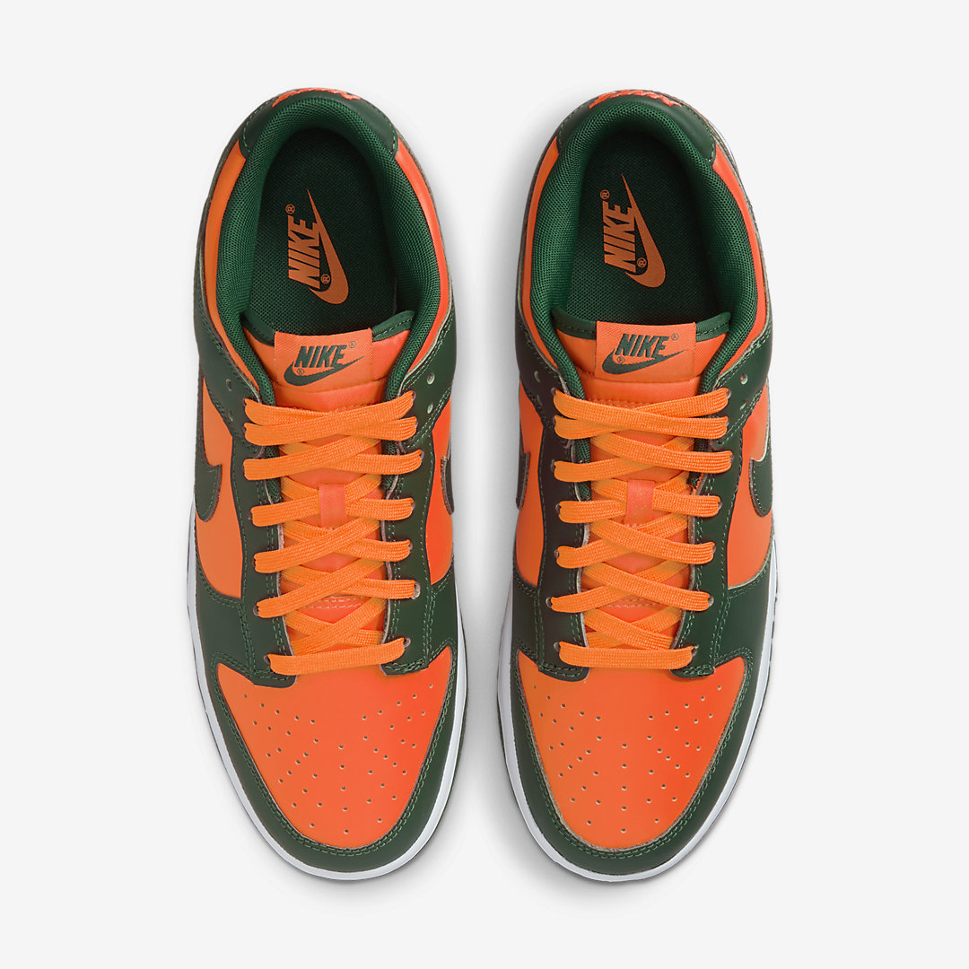 NIKE DUNK LOW MIAMI HURRICANES