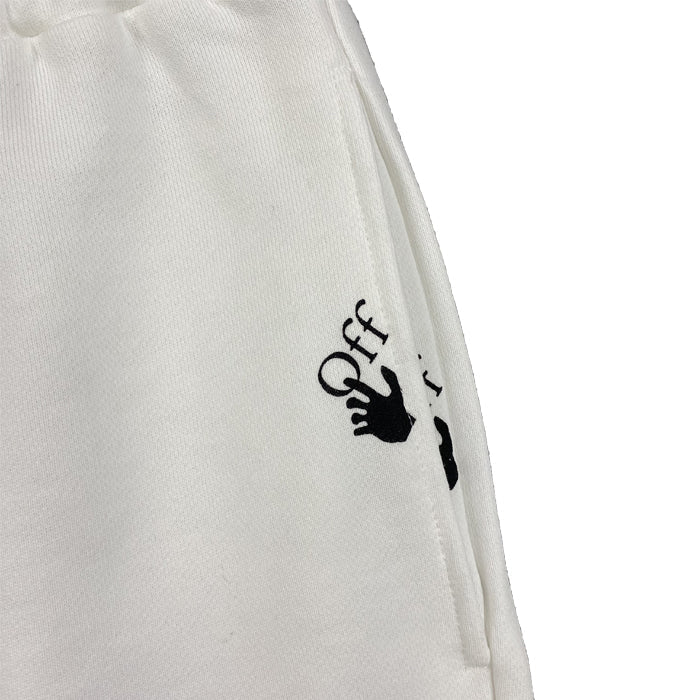 OFF WHITE ALL OVER LOGO PRINT PANTS