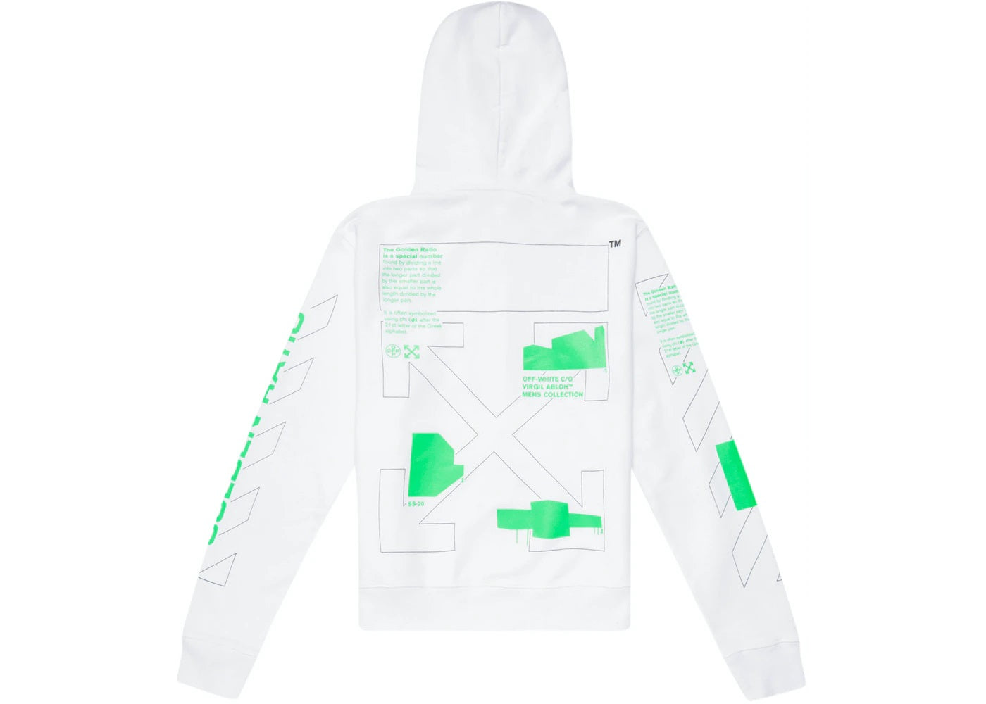 OFF WHITE ARCH SHAPES INCOMPIUTO HOODIE