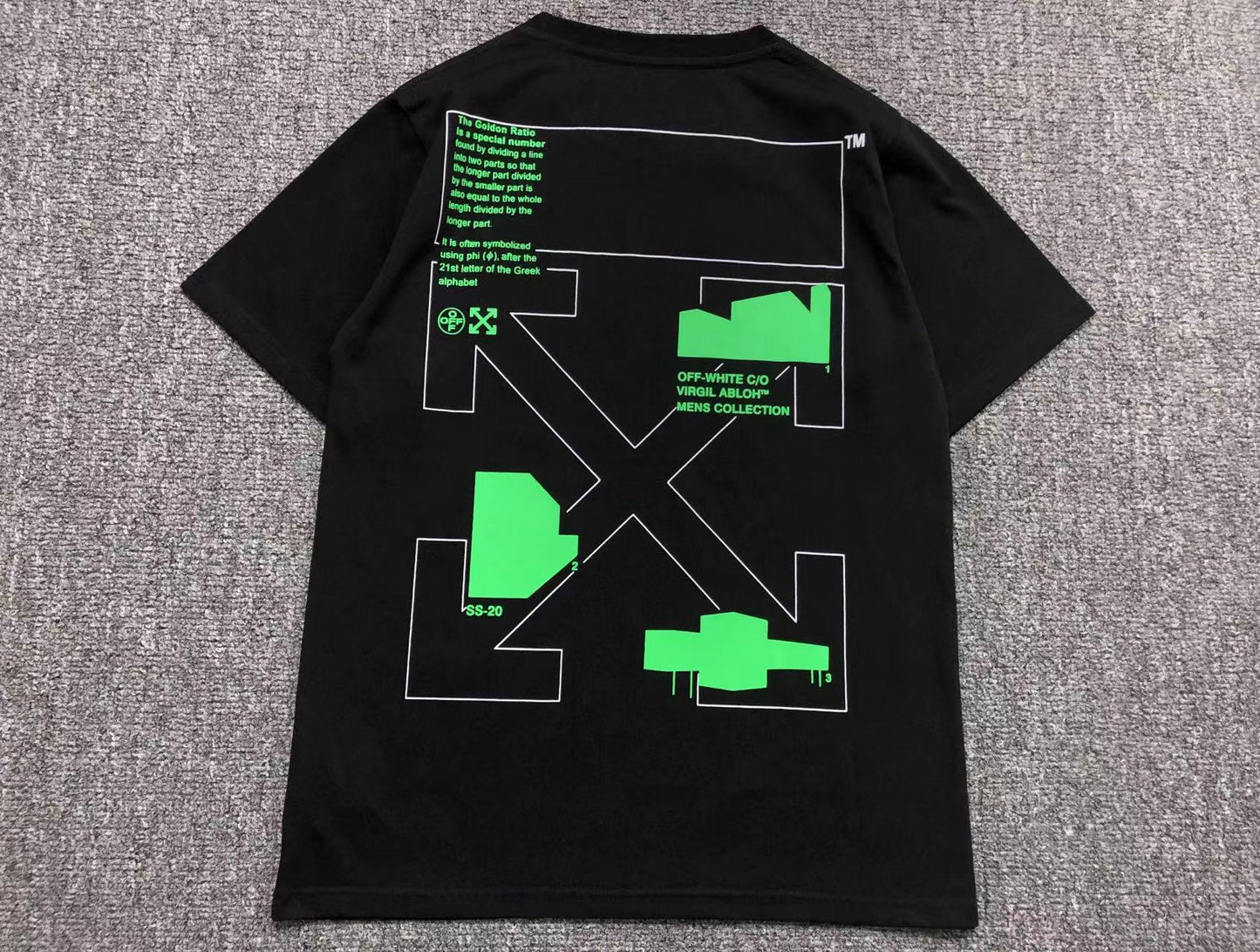 Off White Arch Shapes Tee Black