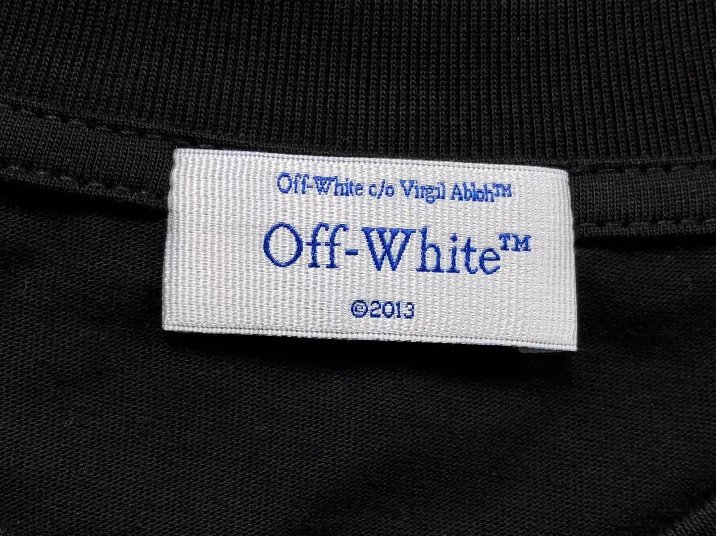 OFF WHITE ARROW CASH TEE BLACK