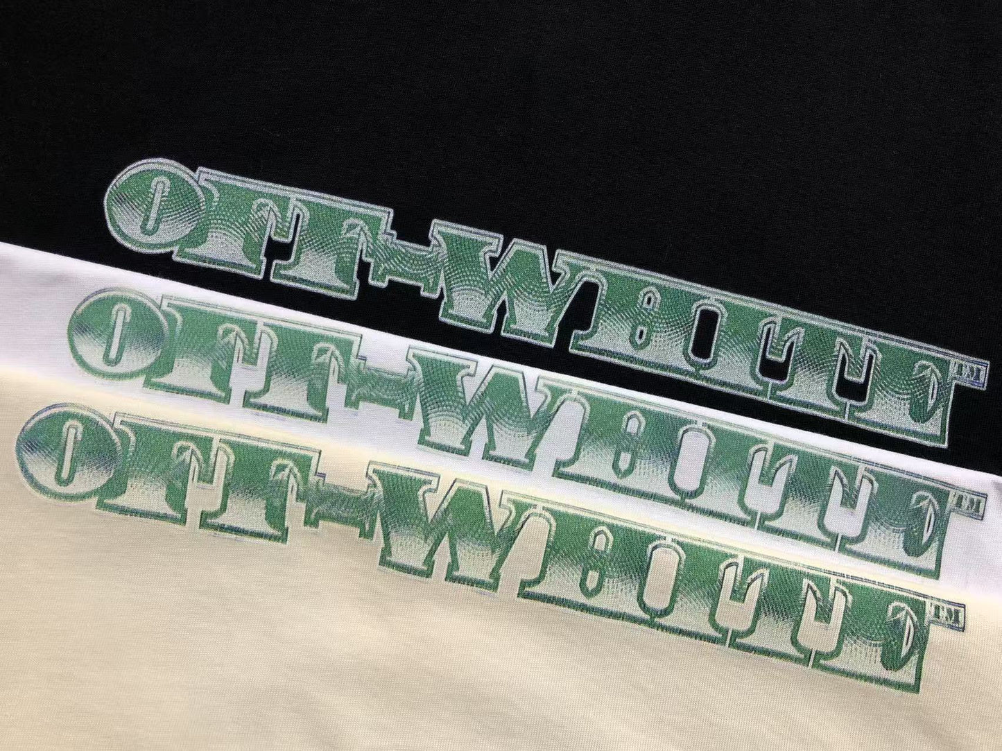 OFF WHITE ARROW CASH TEE WHITE