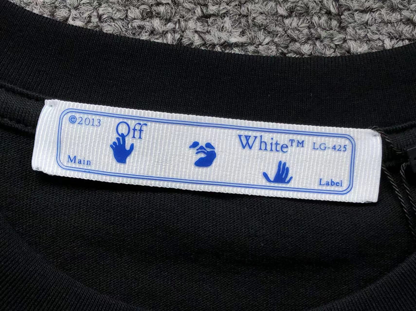 Off White Boys Sketch Logo Tee Black