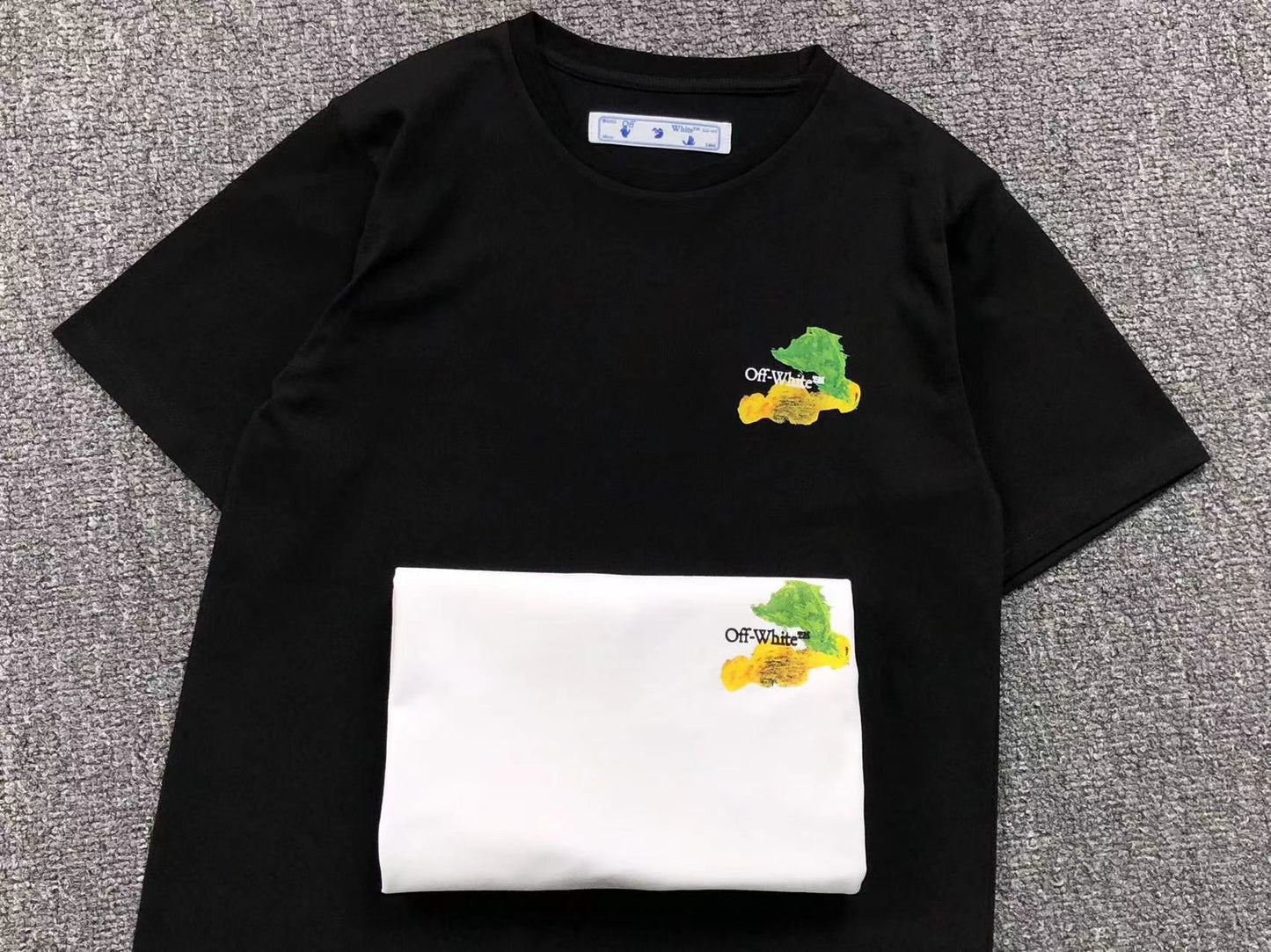 Off White Brush Arrows Tee Black