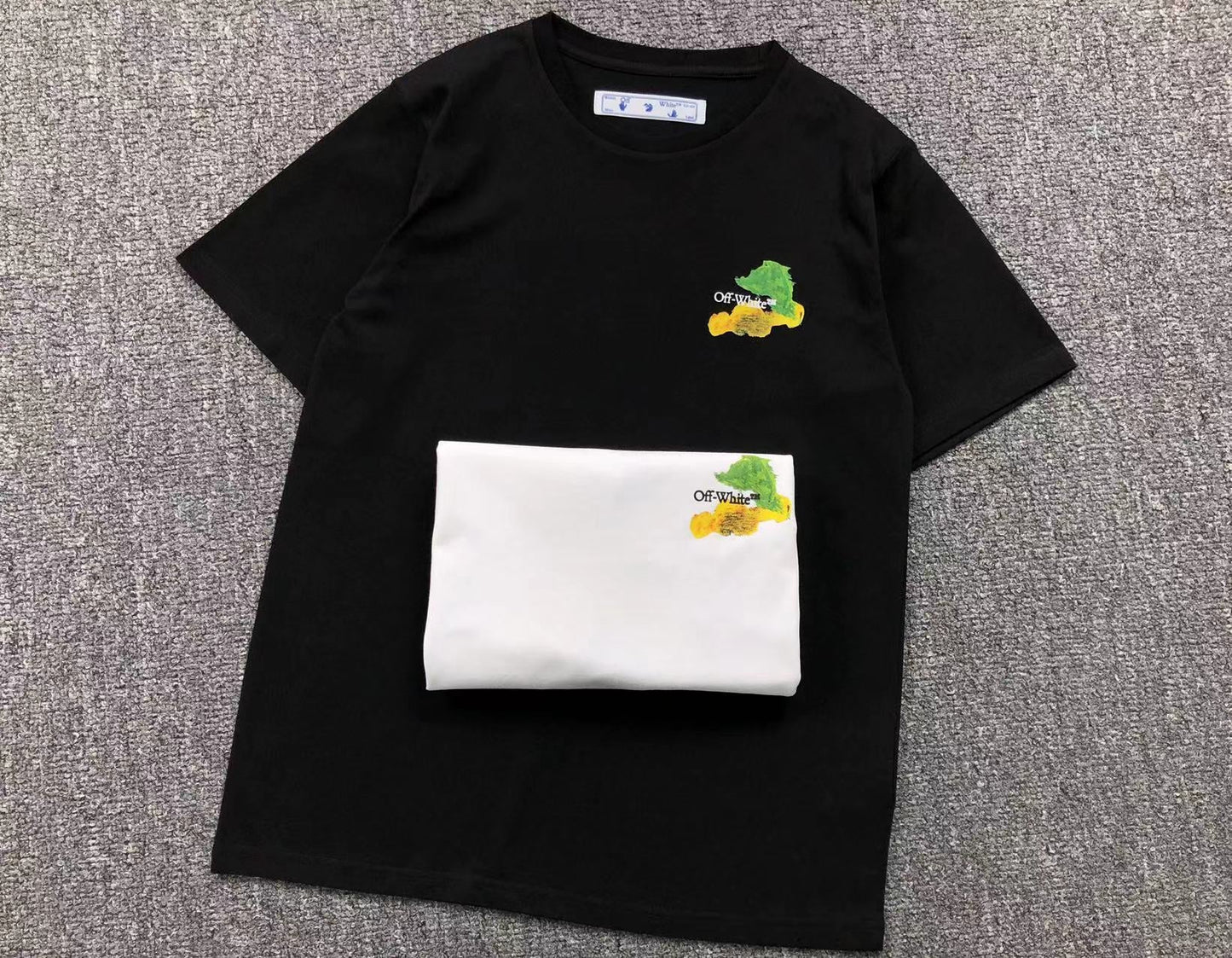 Off White Brush Arrows Tee White