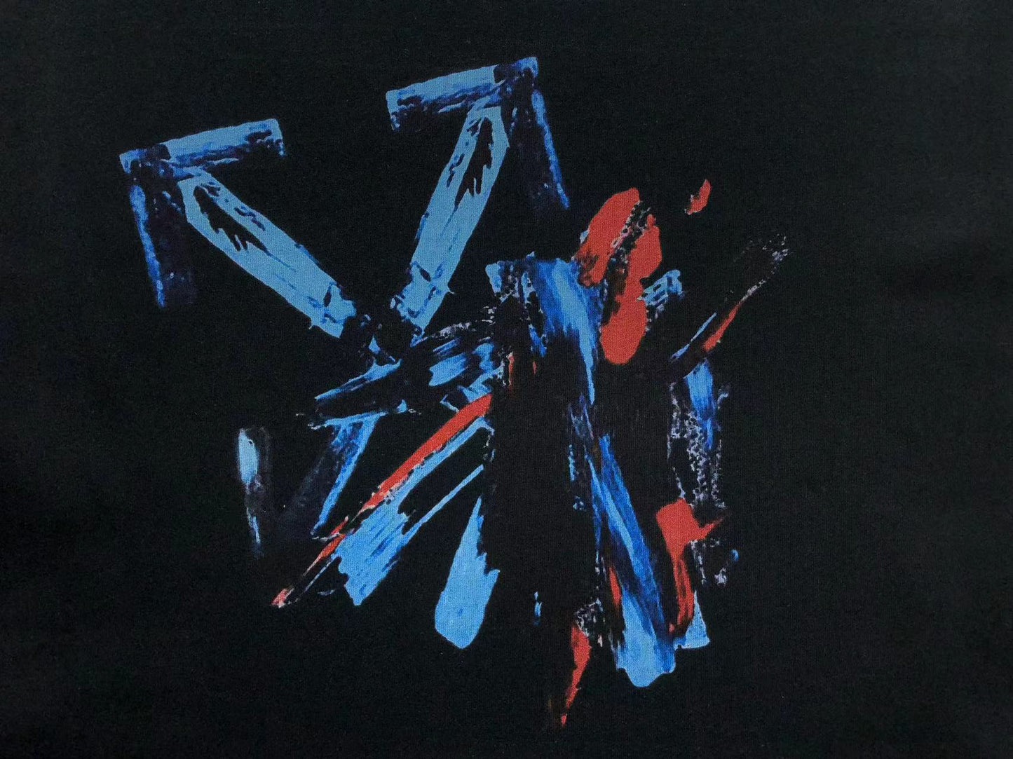 Off White Brushstroke Arrow Tee Black