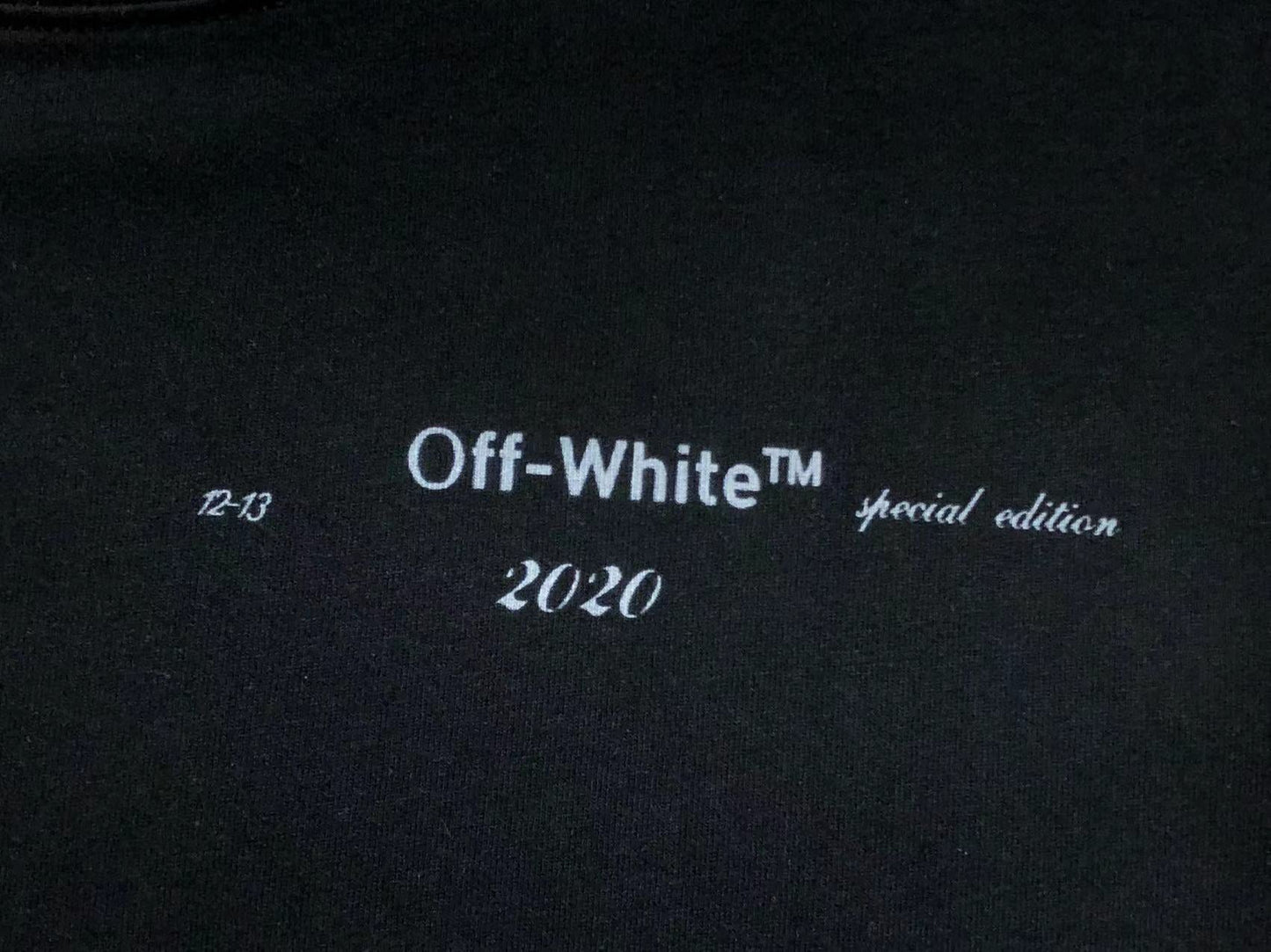 Off White Brushstroke Arrow Tee Black
