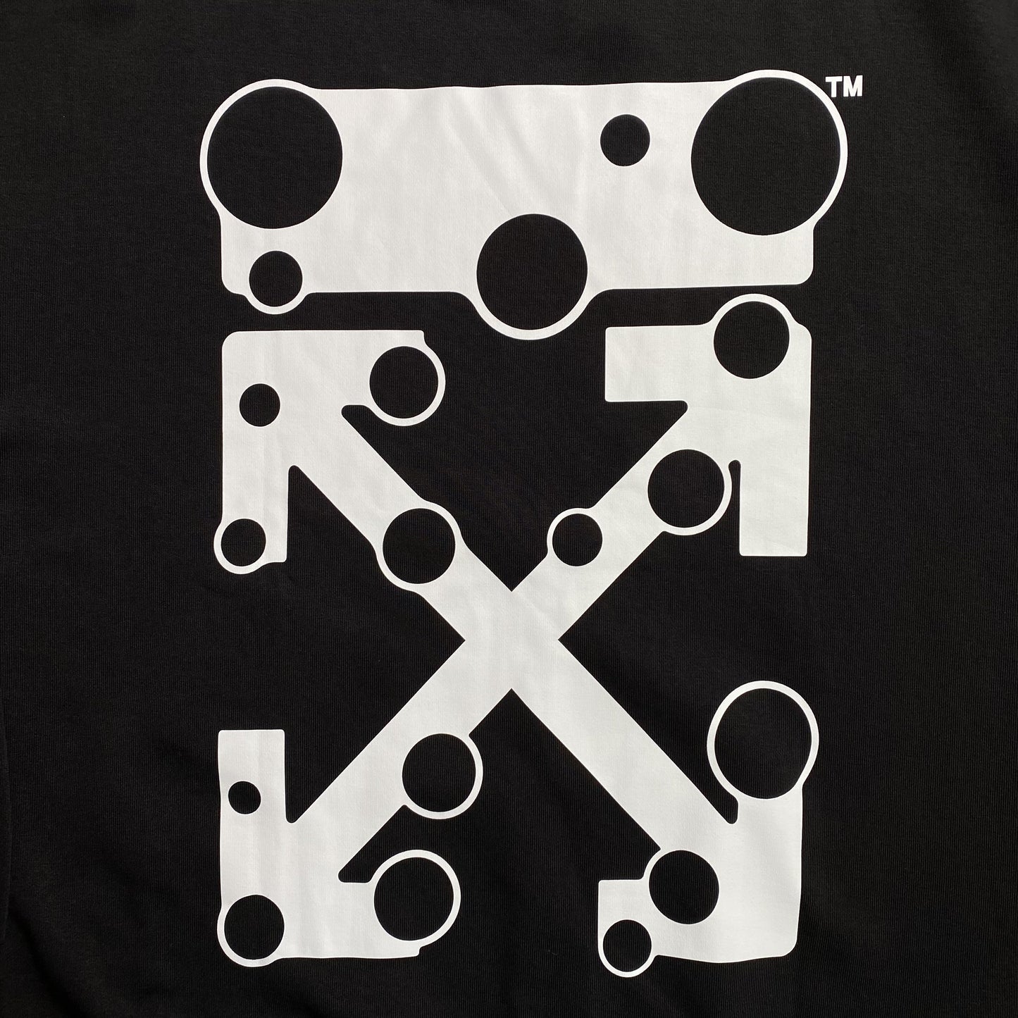 OFF WHITE BUBBLE ARROWS CREWNECK BLACK