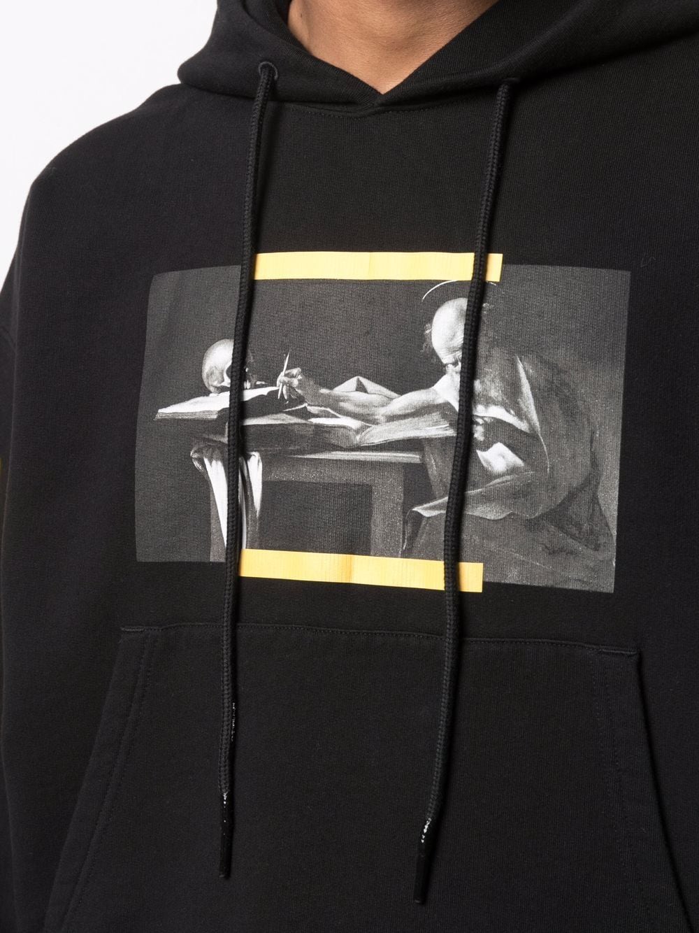 OFF WHITE CARAV DIAG-STRIPE HOODIE