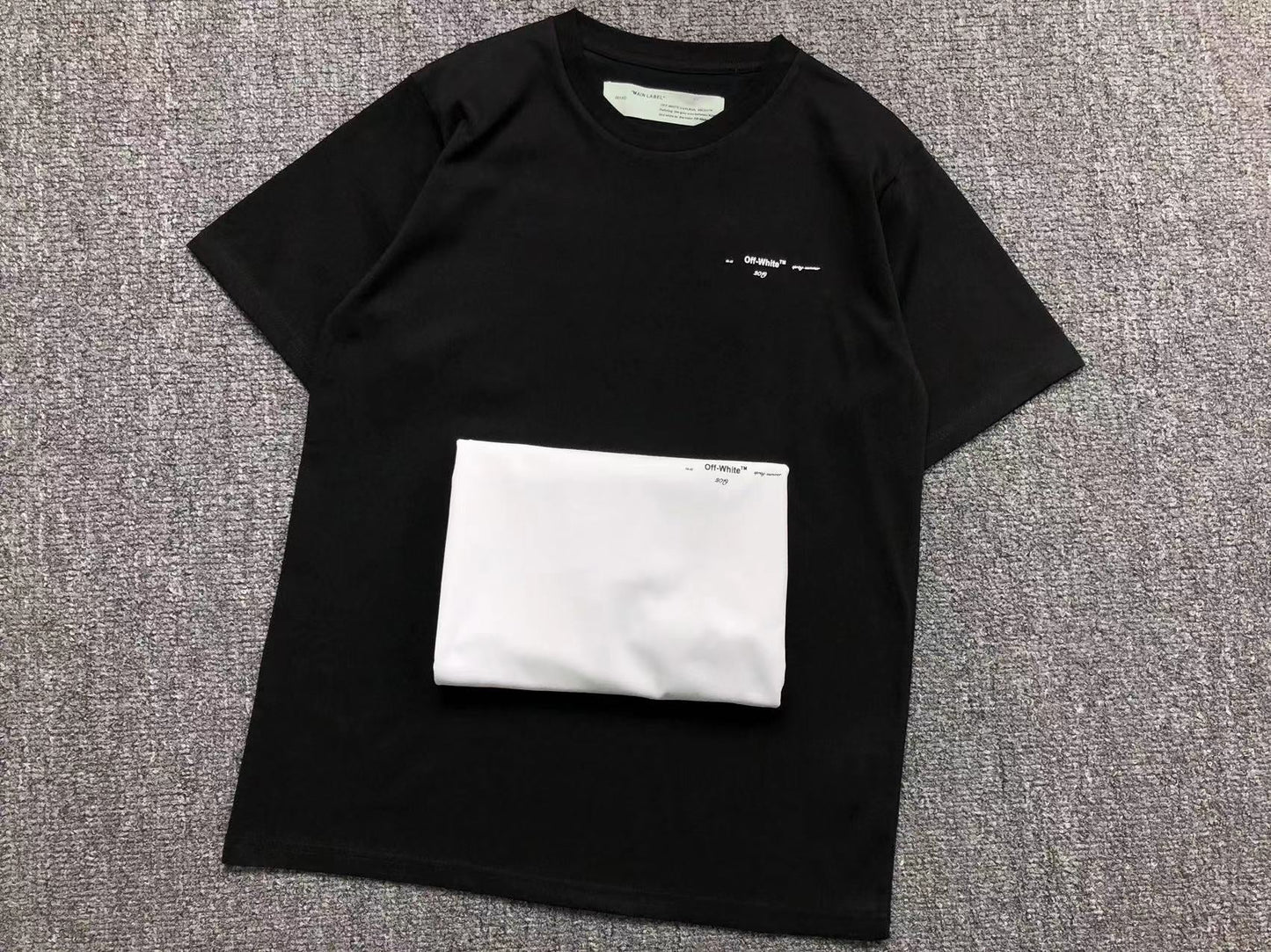 Off White Diag Arrows Monet Tee White