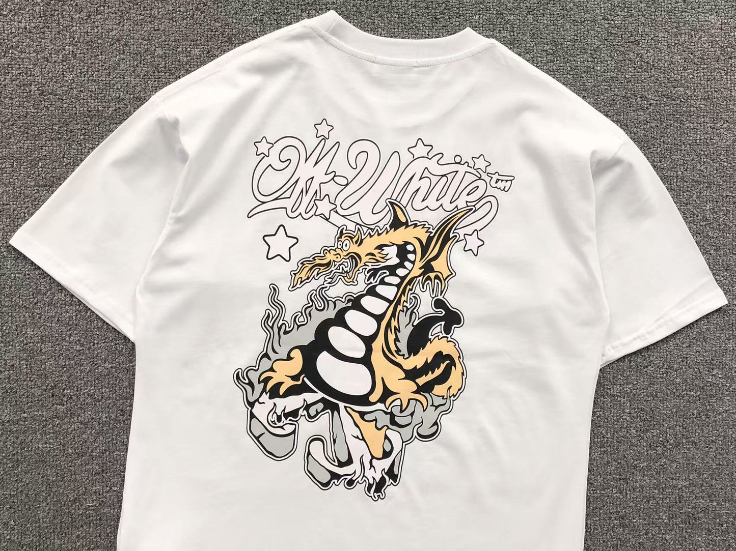 Off White Dragon Tee White