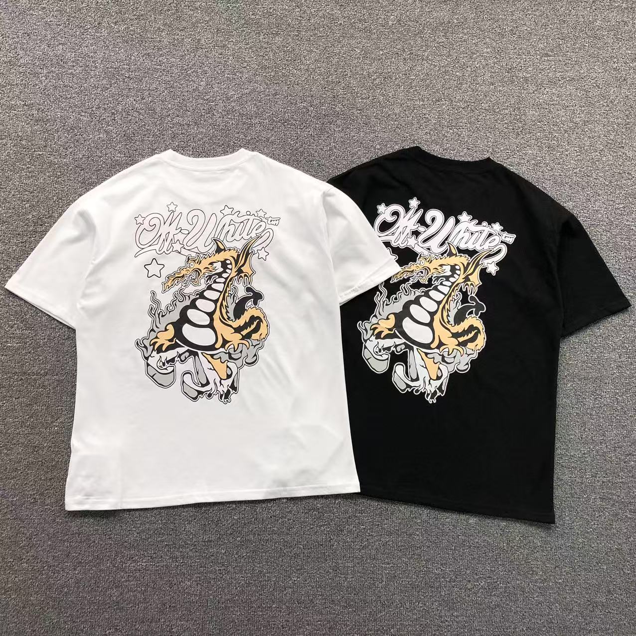 Off White Dragon Tee White