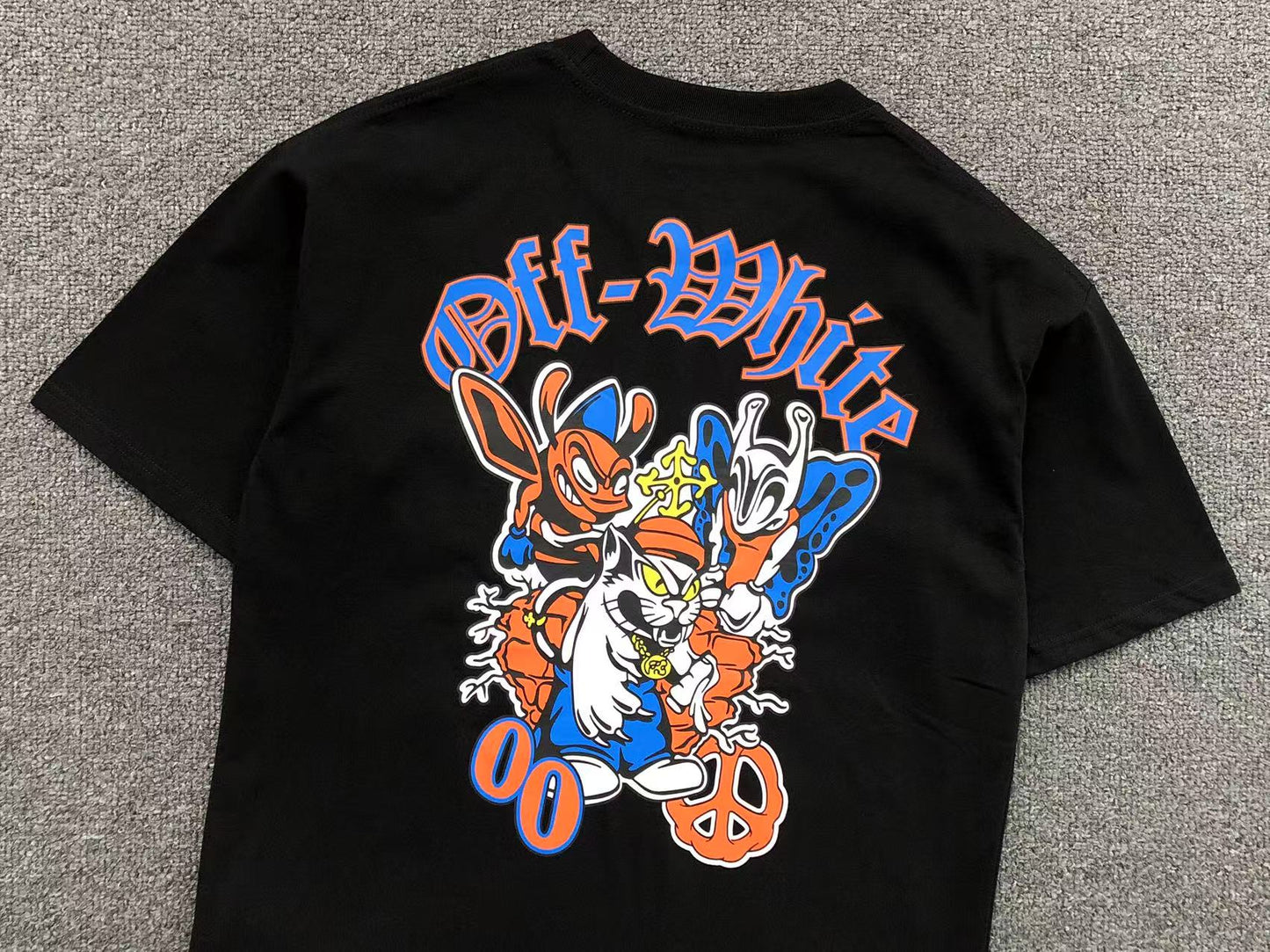Off White Gang Tee Black