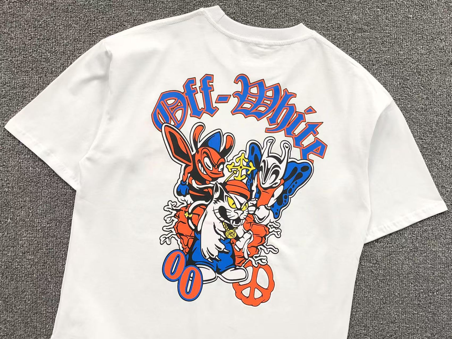 Off White Gang Tee White