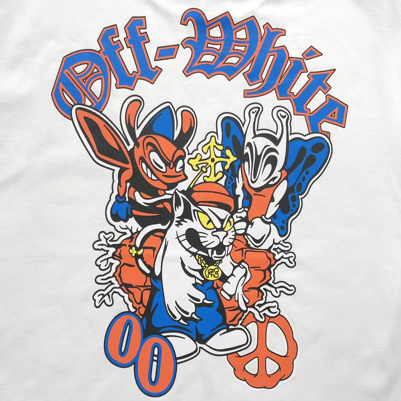 Off White Gang Tee White
