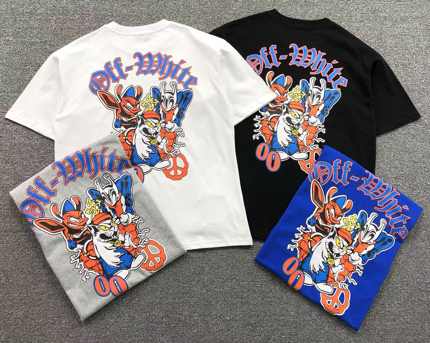 Off White Gang Tee White