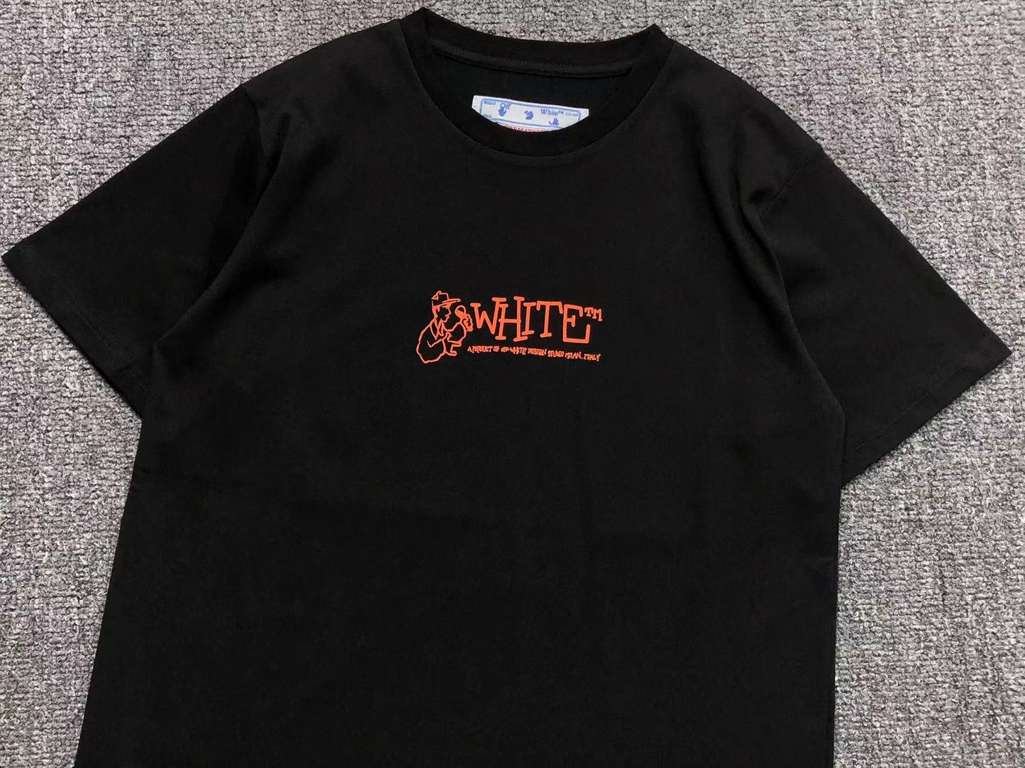 Off White Graffiti Arrow Tee Black