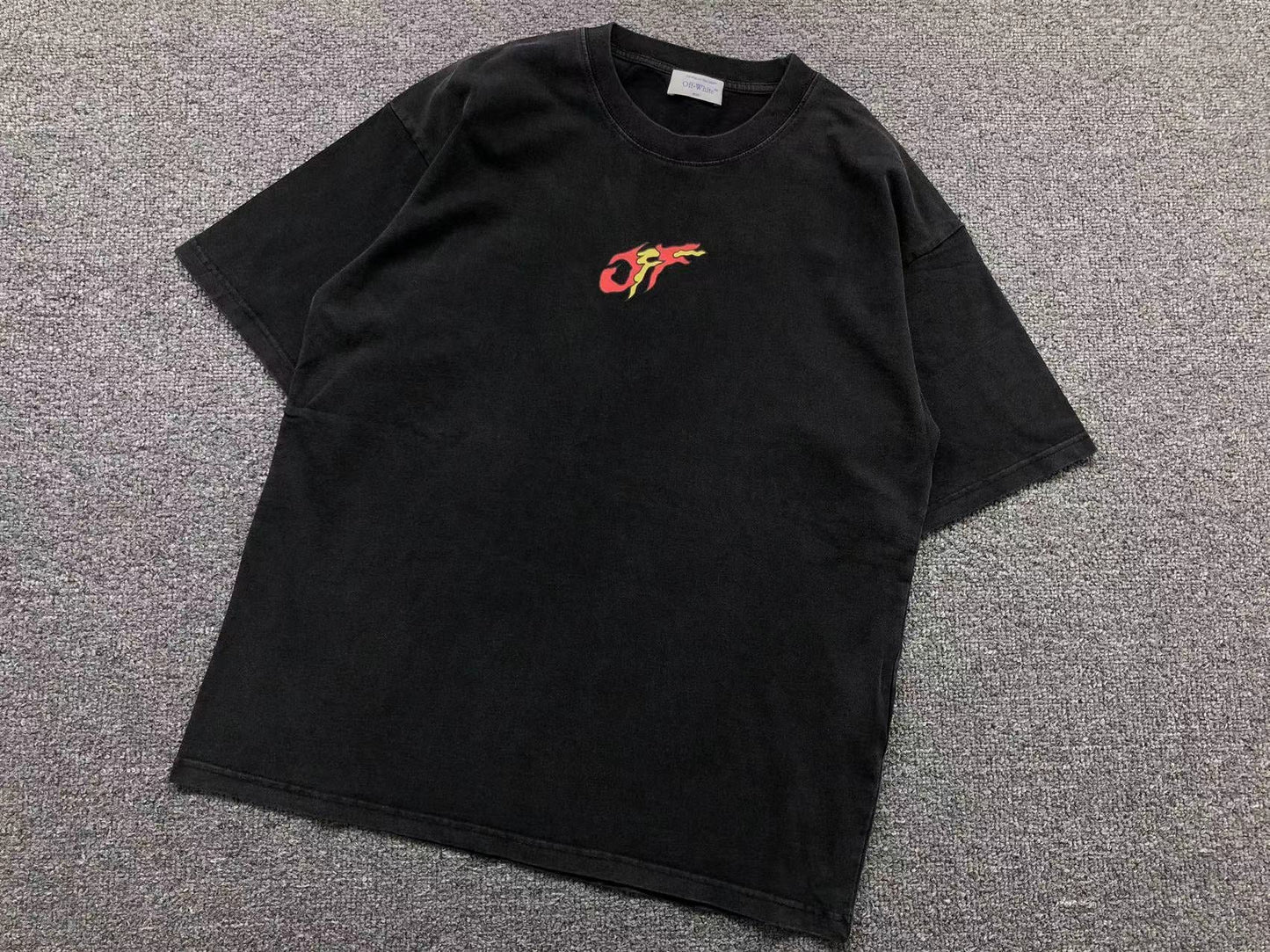 Off White Lunar New Year Dragon Tee Black