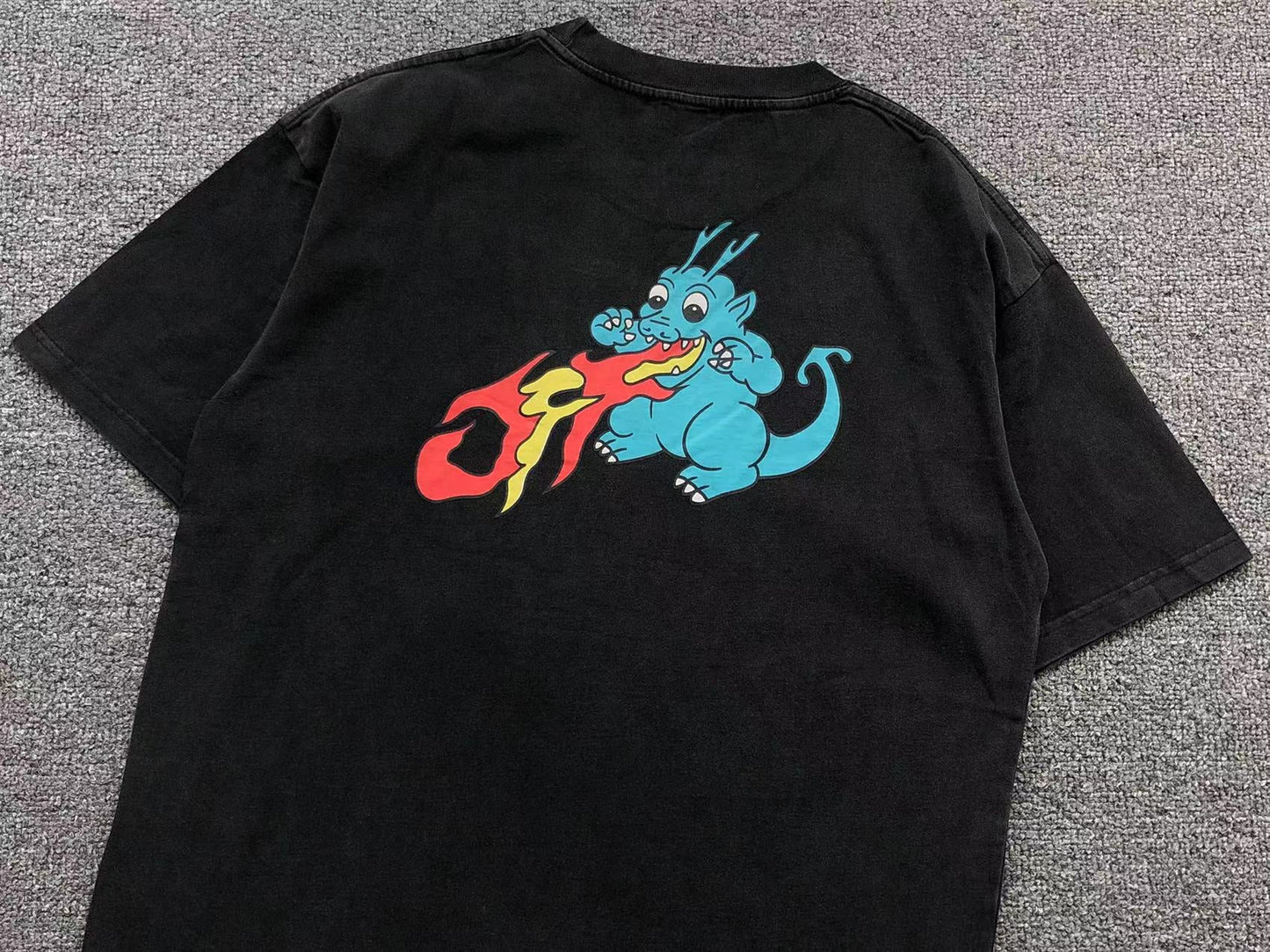 Off White Lunar New Year Dragon Tee Black