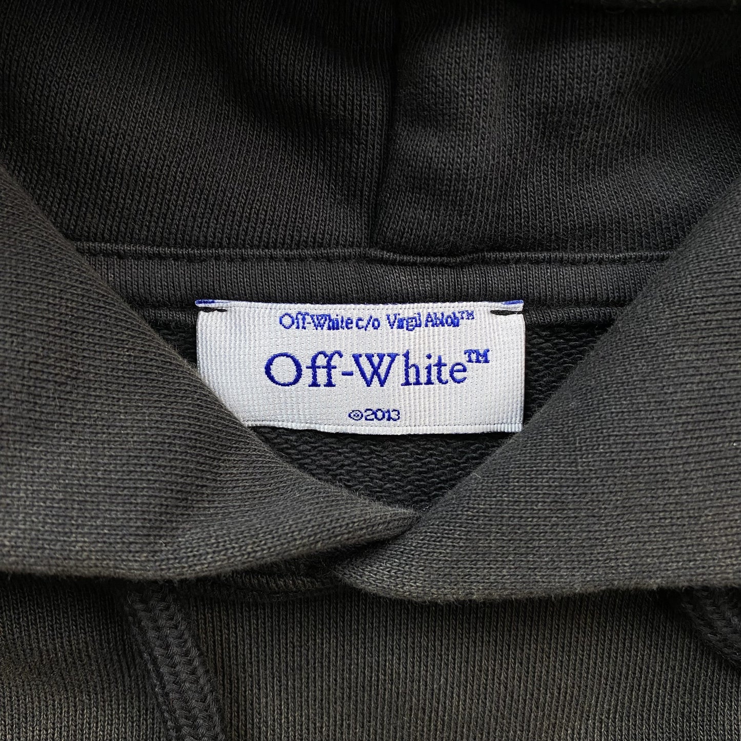 OFF WHITE MARY SKATE HOODIE BLACK