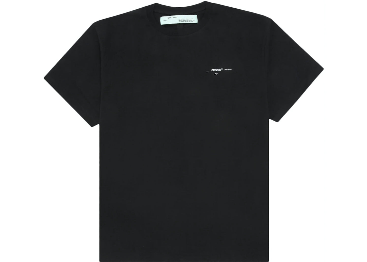 OFF-WHITE OVERSIZED DIAG ARROWS T-SHIRT BLACK/MULTICOLOR