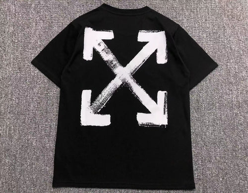 Off White Paint Arrow Tee Black